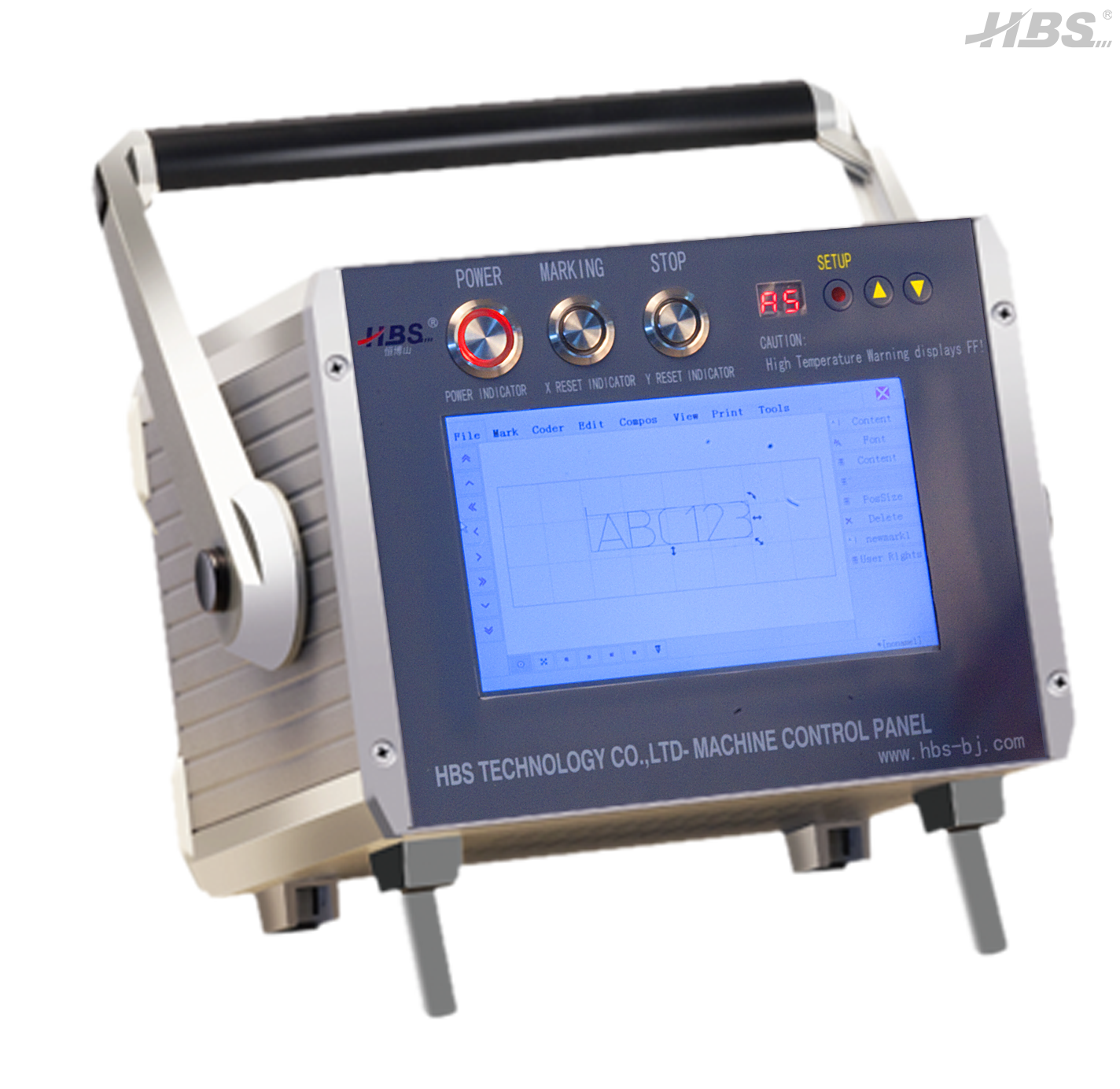 Máquina clásica de grabado de peen de puntos eléctricos en la pieza de trabajo de metal HBS-380d