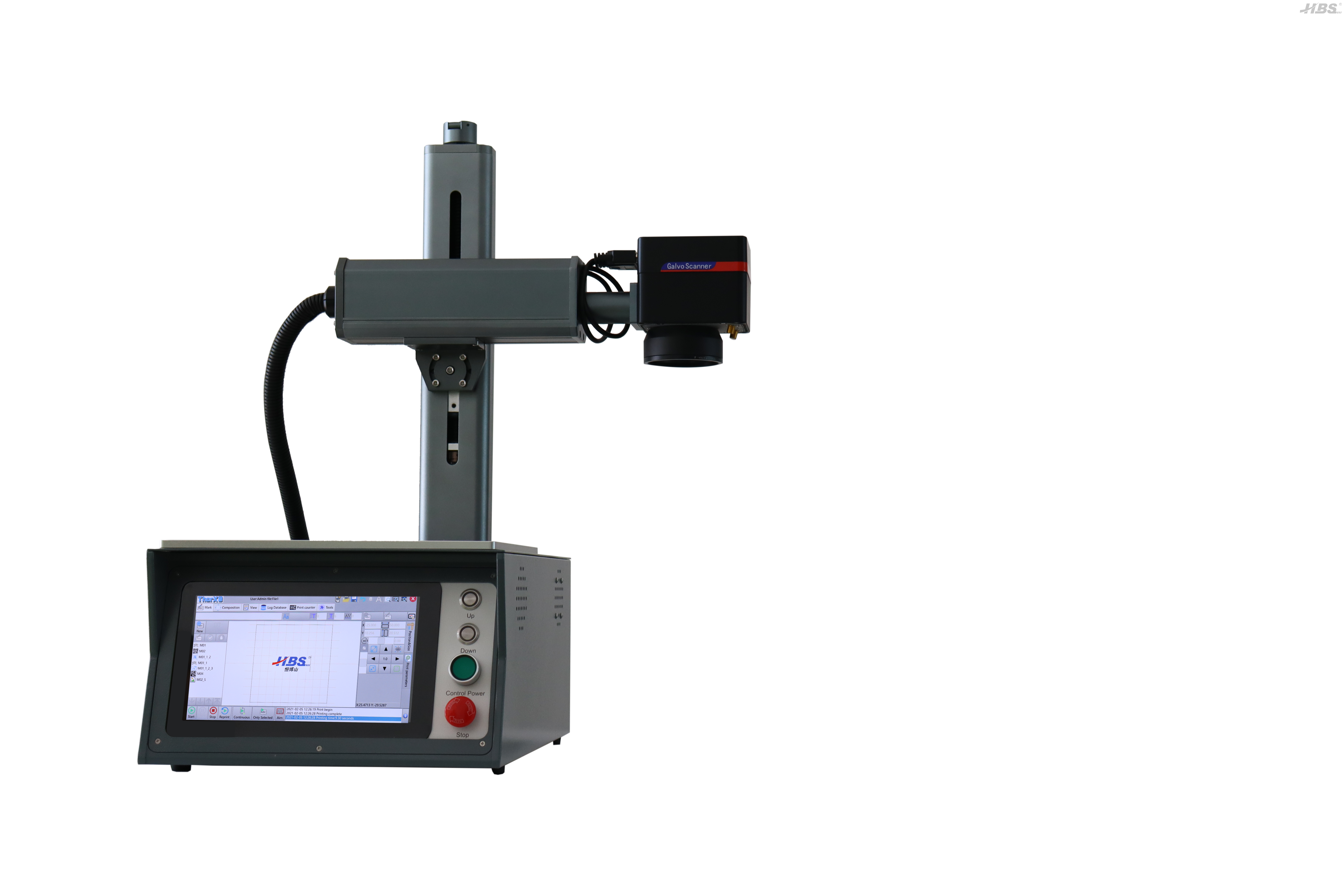 Nuevo banco de presentación Top Compact Economic láser Machine HBS-GQ-20 Nuevo